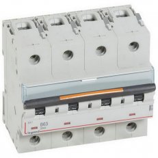 DX3 JISTIČ, 4 PÓLOVÝ, CHAR. B,63A 25KA LEGRAND 409748