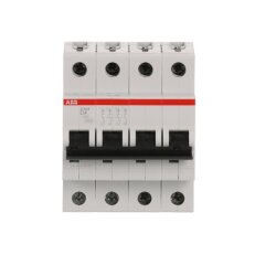 S204-D4 4 fázový jistič 4 A char. D 6kA ABB 2CDS254001R0041