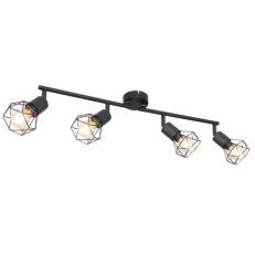 Stropní svítidlo XARA černá 4xE14, max. 40W 230V GLOBO 54802S-4