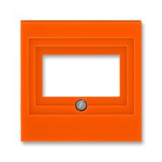 Kryt zásuvky komunikační přímé 5014H-A00040 66 oranžová Levit ABB