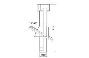Maico 0092.0379 DP 125 SB taška střešní pro výústku