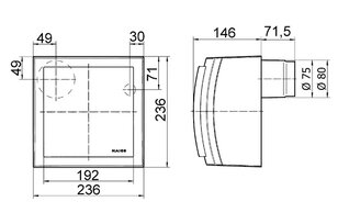 ER-APB 100 VZ ventilátor pro jednopotrub