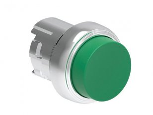 Lovato LPSB203 Tlačítko s návratem kovové d22mm vystouplé zelené