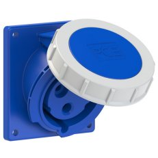 zásuvka vestavná 3P, 32A/230V, 6h, IP67, šikmá, příruba 92x100mm PCE 4232-6