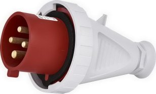 Průmyslová vidlice na pohyblivý přívod 3F, IP67, 32A, 400V, 3p+PE ETI 004482028