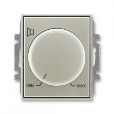 Regulátor hlasitosti 100 V, s krytem 5016E-A10100 32 starostříbrná Time ABB