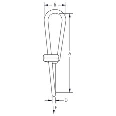 řetízek, velikost smyčky 11x35mm, průměr drátu 2,5mm, pozinkovaný CHK27K 385880