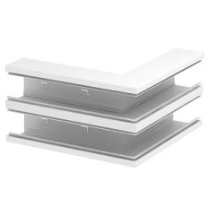 Vnější roh OBO GS-DA90210RW, pro kanál Rapid 80, 90x210mm, čistě bílá Ocel