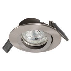 LEDVANCE RECESS DOWNLIGHT TWISTLOCK GU10 ADJ 4.3W 2700K Brished Nickel
