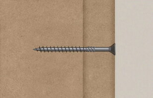Vrut do desek MDF FDF-ST 4,0 x 50 YZP 200 drážka TORX FISCHER 660206