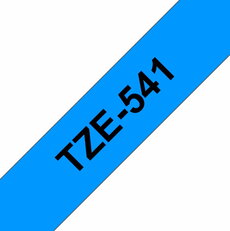 Páska BROTHER TZe-541, modrá/černá (18mm, laminované)