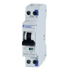 Jistič ELS3 C13/1+N/1TE 1+Npól., C-charakt., 13 A DOEPKE 09915033