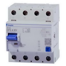Proudový chránič DFS4 016-4/0,10-A KV 4P, 16 A, 0.10 A DOEPKE 09115909