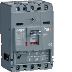 Kompaktní jistič h3+ P160 LSI 25 kA, 3-pólový, In 160 A HAGER HHS160JC