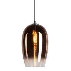 PANTILO OVAL PD, E27 závěsné svítidlo, měděné, 15W SLV 1006400