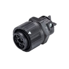 zásuvka vestavná RST mini, 4-pól, M20, černá WIELAND 46.051.5054.1