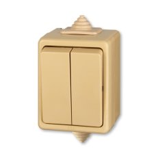 ABB Praktik 3553-52929 D Přepínač střídavý dvojitý,řazení 6+6,IP44