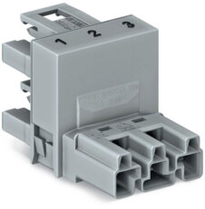 h-rozdělovač 3pól. Kód. B šedá WAGO 770-1661