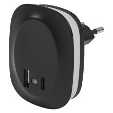 LEDVANCE Lunetta Edge USB AC 3000K Black