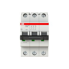 ABB S203MTR-Z40, třípólový jistič, 40A, Z, 10kA, určeno pro drážní aplikace