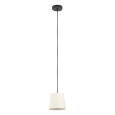 Závěsné svítidlo FEBRES E27 černá/bílá 1X60W IP20 EGLO 901262