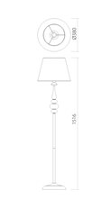 ELIZEE LAMP 1X42W E14 BRONZE (4.1.1)