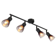 Stropní svítidlo SATELLA černá 4x25W E14 IP20 GLOBO 54312-4