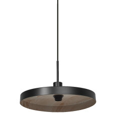 Závěsné svítidlo LEDVANCE Decor Plate Pendant E27 Black Wood Decor