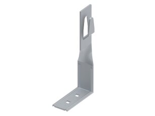 Točený úhlový držák vedení, drát 8mm, L100mm, materiál StZn GROMTOR 413312