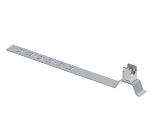 Držák vedení K LIK s příchytkou na drát 8mm, L330mm pod střešní krytinu, StZn
