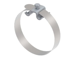 Svorka na potrubí univerzální na drát 8/10mm, průměr 160mm, Inox GROMTOR 315113