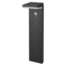LED zahradní solární sloupkové svítidlo s čidlem soumraku VEREA 10,7x15,4x50 cm
