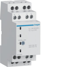Podpěťové kontrolní relé 1F+N/3F+N, 230/400 V, 2 přepínací kontakty HAGER EUU200