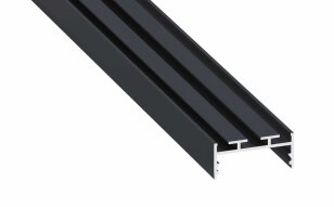 Přisazený hliníkový profil AL-PROFIL ARIA ROCK ANTHRACITE LACQUERED 1M GXLP2094