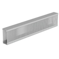 Rozvaděčový kanál HF, šedý RAL7035, 100x