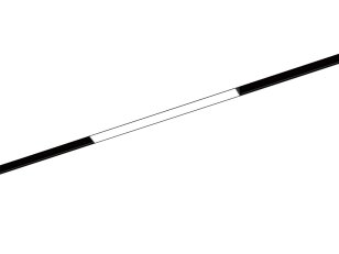 Lištové svítidlo MAGLINE II 30, B DALI DIM 12W 4000K černá LED2 6481043D