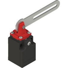 Bezpečnostní pantový spínač M16x1,5, Plast, 2NC, Pravé raménko (rovné), IP67