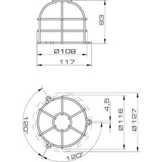 Mřížka ochranná MLINE STAINLESS HD GRID nerez, SIZE 1 SIRENA 90551