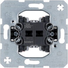 Kolébkové tlačítko řaz. 1/0 + 0/1 10A 250V modul přístroje HAGER WDE503501