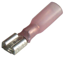 Objímka plochá se smršťovací bužírkou, průřez 0,5-1,5mm2/4,8x0,8mm OPPS 1,5-48