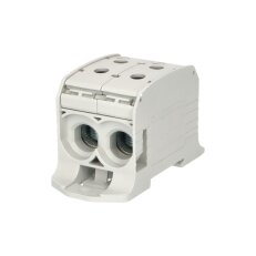 Svorka univerzální RKA 95 1/4 L G 232A 1P 4x vstup AL/CU šedá DIN/panel 1006035
