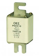 P50V10 700A aR Pojistková vložka,jištění polovodičů AC 1000V/DC 600V OEZ:08682