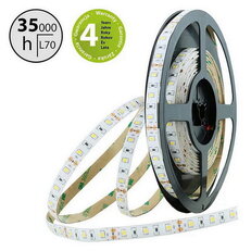 LED pásek SMD2835 CW, 60LED/m, 14,4W/m, 1257lm/m, IP54, DC 12V, 10mm, 5m