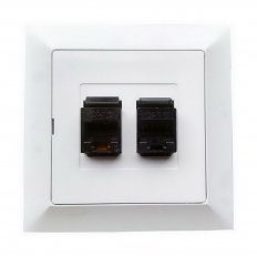 Zásuvka komunikační 2x8 pin KAT. 6 PREMIUM 2 PC/6 GREENLUX GXKP051
