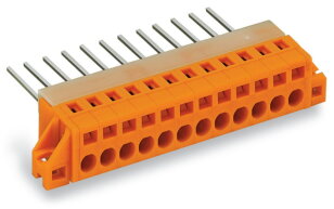 Průchozí svorka 2,5 mm2 oranžová Wago 731-168/048-000