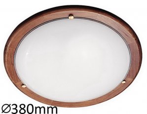 Ufo E27 2x 60W IP20 dub RABALUX 5427