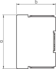 OBO LKM E60150RW Koncový díl 60x150mm čistě bílá Ocel pásově zinkováno