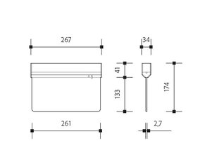 PIKTOGRAM EUROPA LED, šipka doleva/doprava PANLUX PN04000006