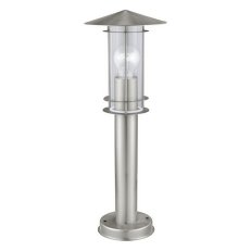 Venkovní stojací svítidlo LISIO H-500 nerezová ocel/čiré 60W IP44 EGLO 30187