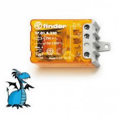 Impulsní elektronický spínač 1Z/10A, 230V AC FINDER 27.01.8.230.0000